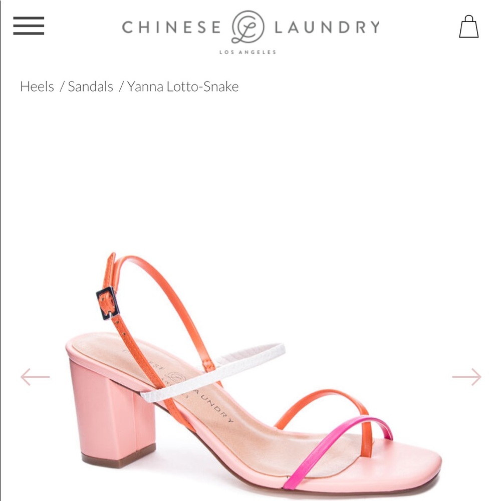 EUC 🧡💗 Chinese Laundry 💗🧡Heels 7.5